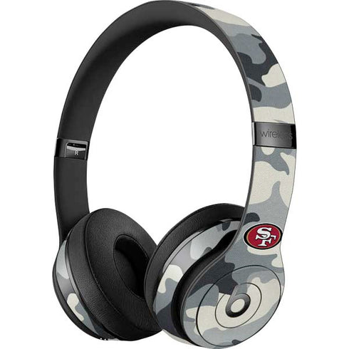 NFL San Francisco 49ers Camo Beats Solo 3 Wireless Skin